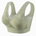 thumbnail image 1 of enyan Wireless Bras Women Seamless No Underwire Push Up Bra Supportive Deep V Bralette Everyday Comfortable T-Shirt Women Bras Light Green,6XL, 1 of 3