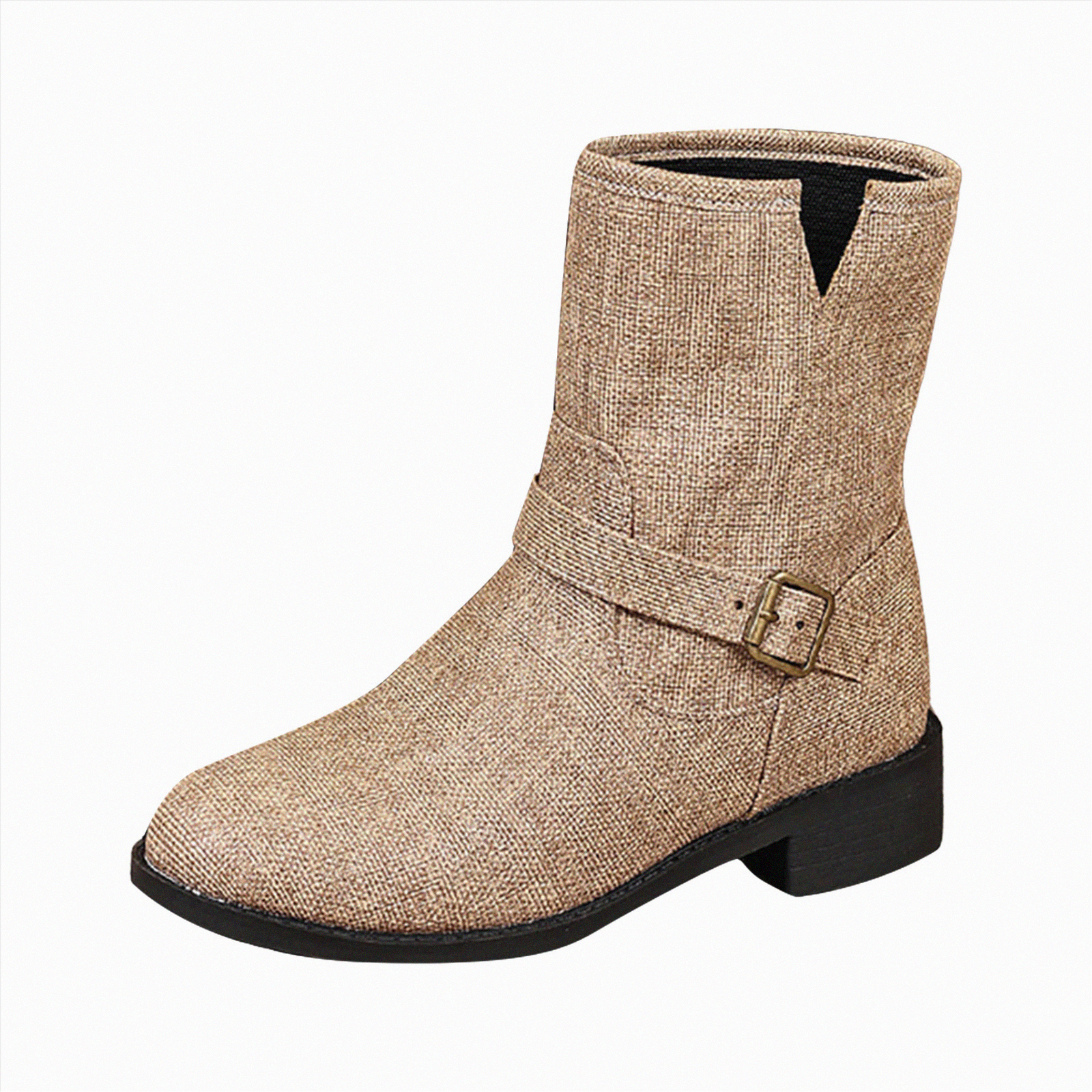 Women's Knee-High Leather Cowboy Boots for Winter, Durable Comfort, Stylish Everyday Wear