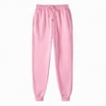 thumbnail image 1 of enyan Women's Cinch Bottom Sweatpants Athletic Joggers Lounge Pants with Pockets Comfy Sweatpants Women Pink,XL, 1 of 6