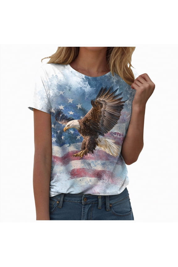 Women's Graphic T-Shirt - 250 Years, We The People, Lady Liberty with American Flag Background Design Women Tshirt,Light Gray,XXL