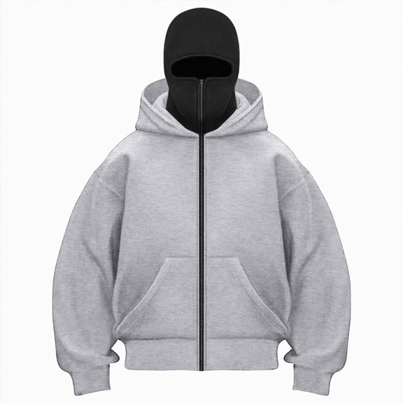 enyan Womens Hoodies Zip Up Hoodies Oversized Sweatshirts Fall Fashion Outfits Casual Jackets 2025 Winter Clothes Light Gray,S