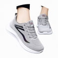 thumbnail image 1 of enyan Womens Walking Shoes Shoes for Men Womens Walking Tennis Gym Sneakers Slip On Comfortable Lightweight Athletic Workout Fashion Sports Shoes Grey,Size 6.5, 1 of 7