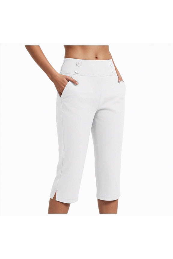 Womens Yoga Pants Fleece Lined Leggings Women - Thick Soft High Waisted Tummy Control Thermal Warm Velvet Pants for Cold Winter,White,S