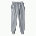 thumbnail image 1 of enyan Womens Yoga Sweatpants Wide Leg High Waisted Lounge Pajamas Pants Comfy Workout Loose Pants with Pockets Wonens Sweatpants Grey,S, 1 of 5