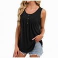 thumbnail image 1 of enyan Workout Tops for Women Racerback Basic Tank Summer 2025 Camisole V Neck Slim Fit Ribbed Sleeveless Womens Shirts,Black,M, 1 of 7