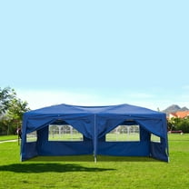 enyopro 10 x20 ft Outdoor Canopy Party Wedding Tent, Folding Gazebo Pavilion with 4 Removable Sidewalls, Upgraded Heavy Duty Canopy Waterproof Tent for Camping BBQ Beach Car Shelter, B039
