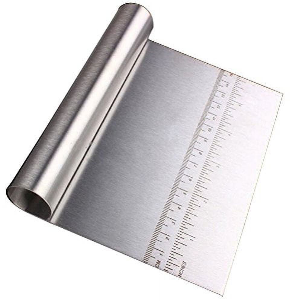 eoocvt Stainless Steel Dough Scraper Cake Pizza Cutter Pastry Bread