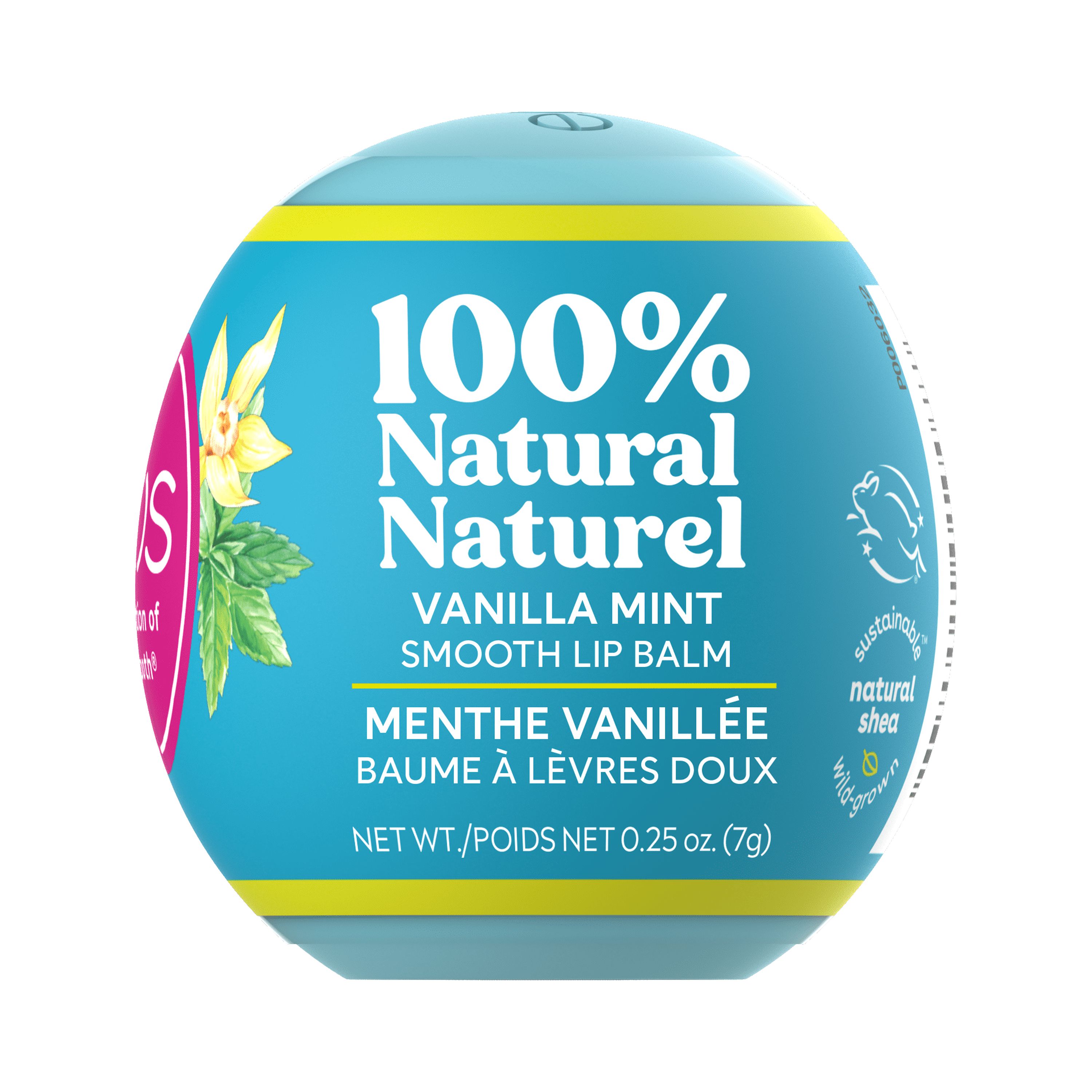 eos 100% Natural Lip Balm Sphere - Vanilla Mint | 0.25 oz - image 1 of 9