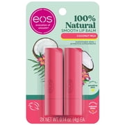 Eos 100% Natural Lip Balm Stick - Coconut Milk | 0.14 oz | 2-Pack
