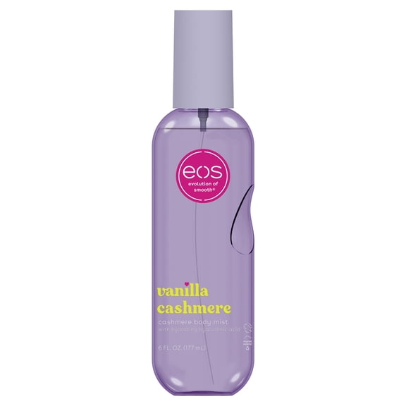 eos Cashmere Body Mist for Women, Vanilla Cashmere, Vanilla Body Spray, 6 fl oz