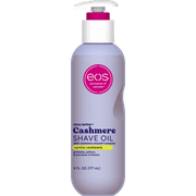 eos Cashmere Skin Collection- Women's Shave Oil, Vanilla Cashmere, Made for Sensitive Skin, 6 fl oz