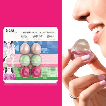 eos Lasting Hydration Lip Care Collection, 6 Sphere Pack