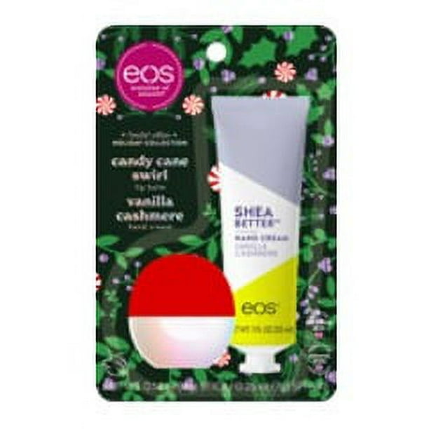 eos Limited Edition Holiday Collection Candy Cane Swirl Lip Balm