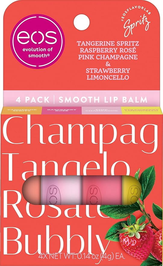 eos Limited Edition Lip Balm Variety Pack - Seaside Spritz - 0.56oz/4pk