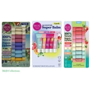eos Natural Lip Balm Bundle Set, Assorted Multipacks Includes Multiple Packs & Flavors, Long-Lasting Moisture Lip Care Set