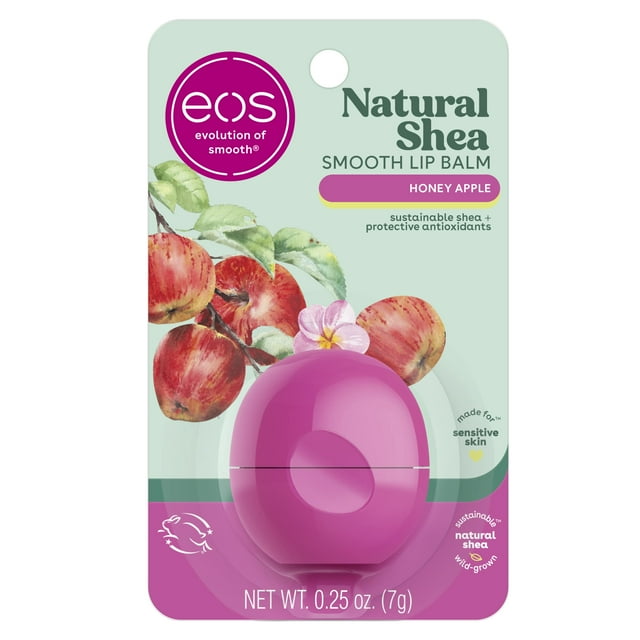 eos Natural Shea Lip Balm Sphere - Honey Apple | 0.25oz/1pk