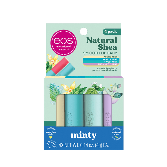 EOS Mint Natural Shea Stick 4pk