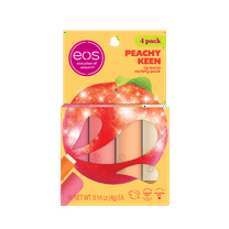 eos Peachy Keen Lip Balm Variety Pack, Made for Sensitive Skin, 0.14 oz, Pack of 4