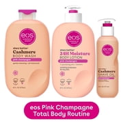 eos Pink Champagne Body Wash, Body Lotion, Shave Oil Bundle