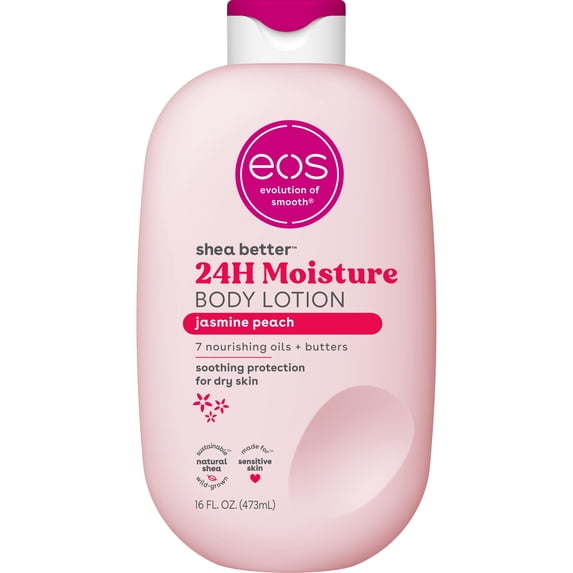 eos Shea Better Body Lotion - Jasmine Peach, 16 fl. Oz.