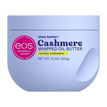 eos Shea Better Body Lotion - Vanilla Cashmere, 72-Hour Moisture, Lightweight & Non-Greasy, Natural Shea Butter, Vegan, Body Lotion for Dry Skin, 10 fl oz