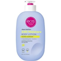 eos Shea Better 24H Moisture Body Lotion, Vanilla Cashmere, for Dry Skin, 16 fl oz