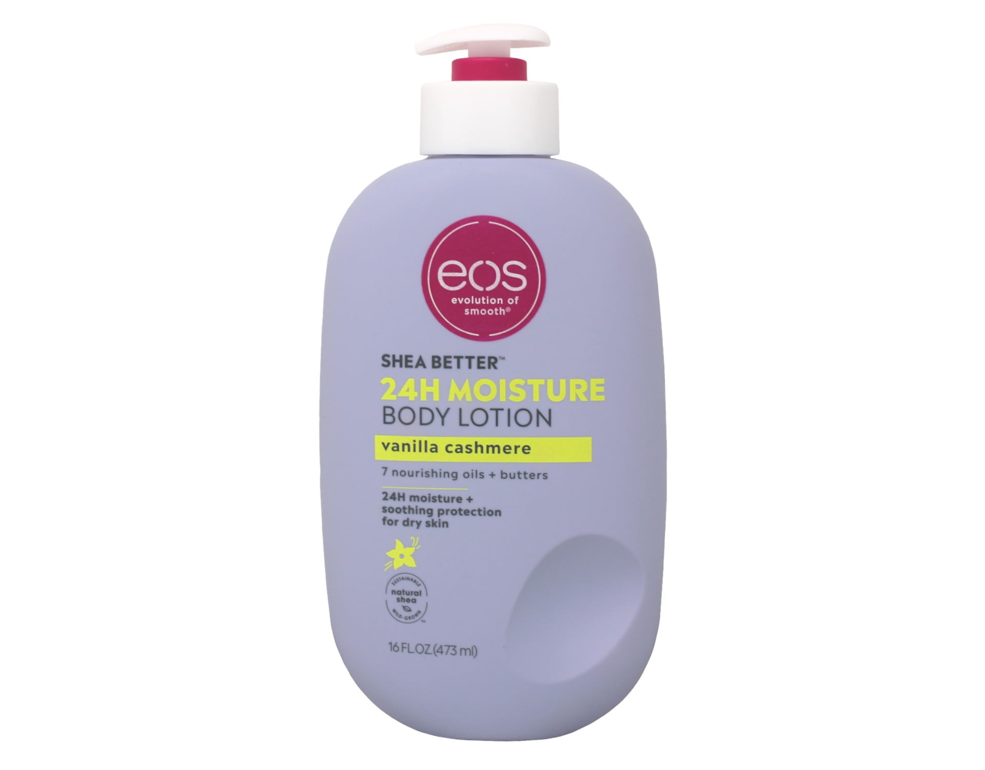 eos Shea Better Body Lotion for Dry Skin Vanilla Cashmere 16 fl oz