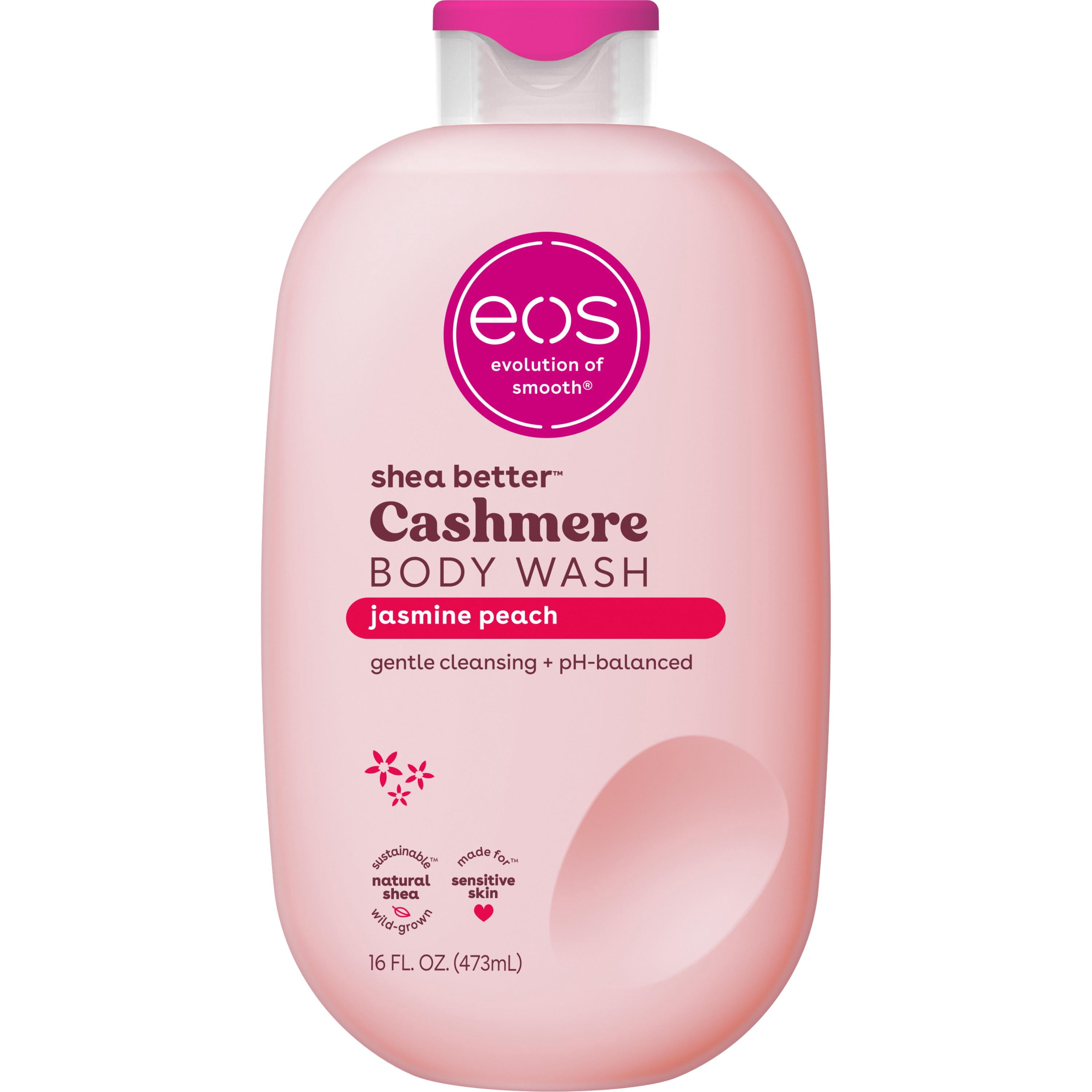 eos Shea Better Cashmere Body Wash, Jasmine Peach, Creamy Ge