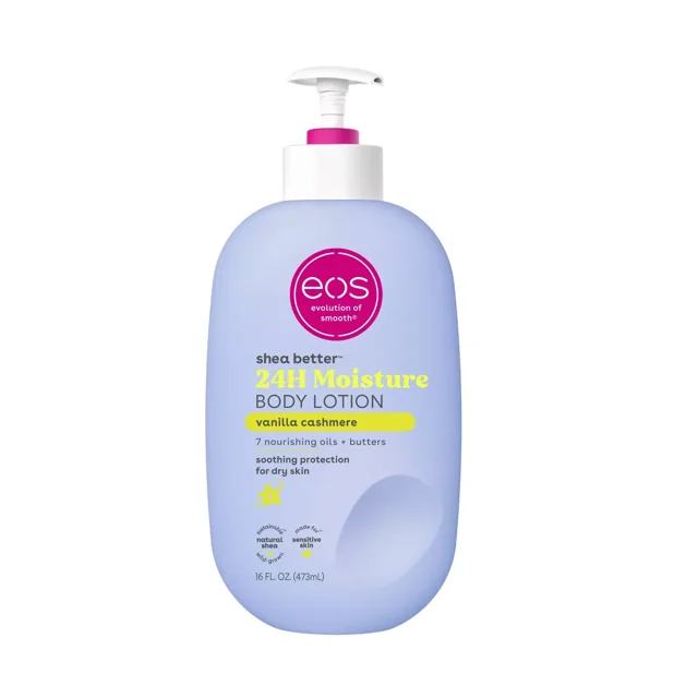 eos Shea Better Moisture Body Lotion Vanilla Cashmere, 16 Oz, 6 Pack
