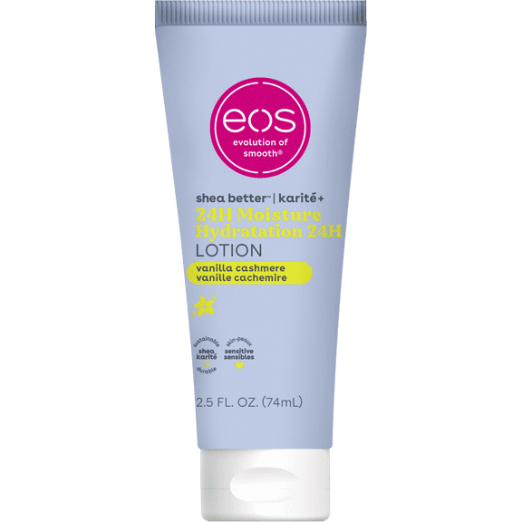 eos Shea Better Travel Size Body Lotion- Vanilla Cashmere, 2.5 fl oz