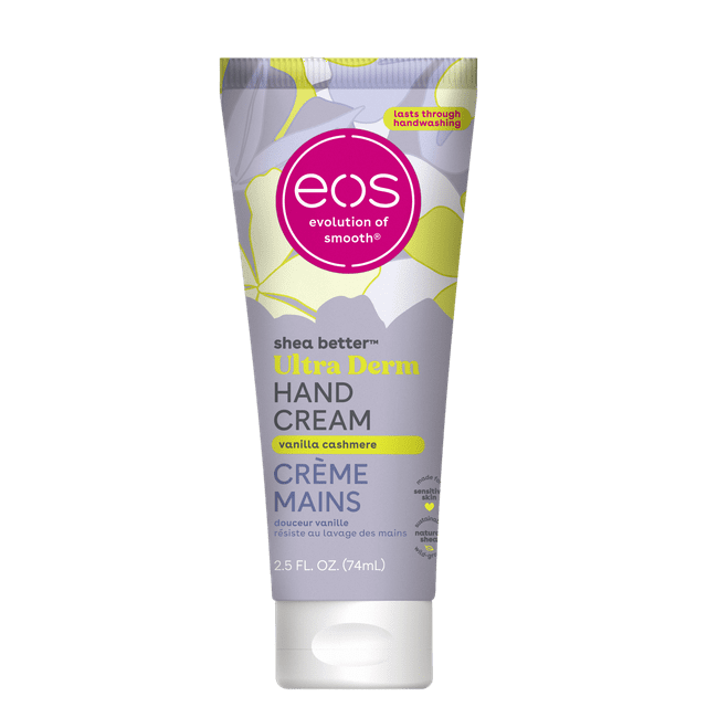 eos Shea Better Ultra Derm Hand Cream, Vanilla Cashmere, Soothes Dry