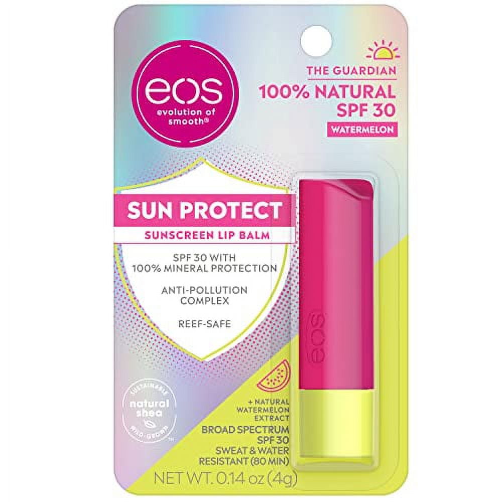 eos Sun Protect Watermelon SPF Lip Balm with SPF 30 Protection and
