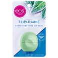 eos Super Soft Shea Lip Balm Sphere Triple Mint , Moisuturzing Shea