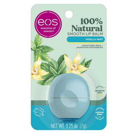 eos Super Soft Shea Lip Balm Sphere - Vanilla Mint | 0.25 oz
