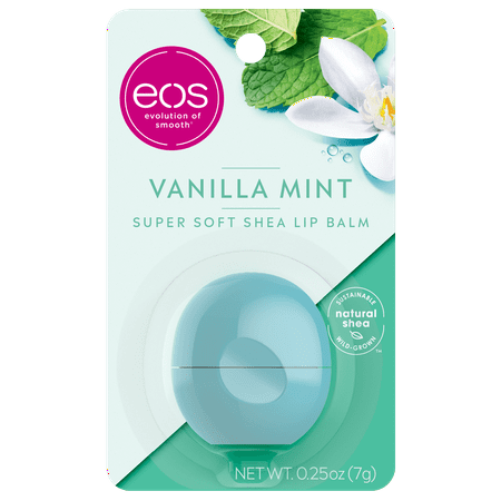 eos Super Soft Shea Lip Balm Sphere - Vanilla Mint | 0.25 oz