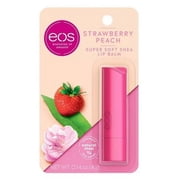 eos Super Soft Shea Lip Balm Stick - Strawberry Peach - 0.14oz