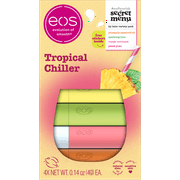 eos Tropical Chiller Lip Balm 4-Pack, Hydrating Flavored Lip Balm Sticks, 0.56 oz