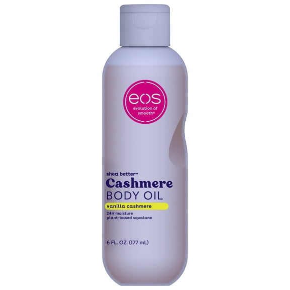 eos Vanilla Cashmere Body Oil for All Skin Types, 6 fl oz