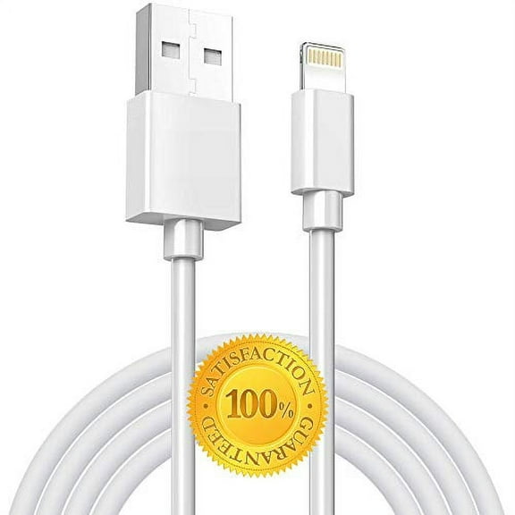 epacks 1-Meter Phone Charger Cable, 3FT USB Fast Charging Cable Cord Charge and Sync Data Wire Compatible with Smart Phone X Case/8/8 Plus/7/7 Plus/6/6s Plus/5s/5,iPad Mini MAX Case - White (4-Pack)