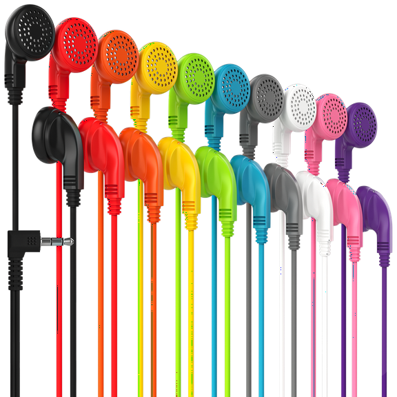 epacks Child's In Ear Earphones, Multicolor, 10 Count