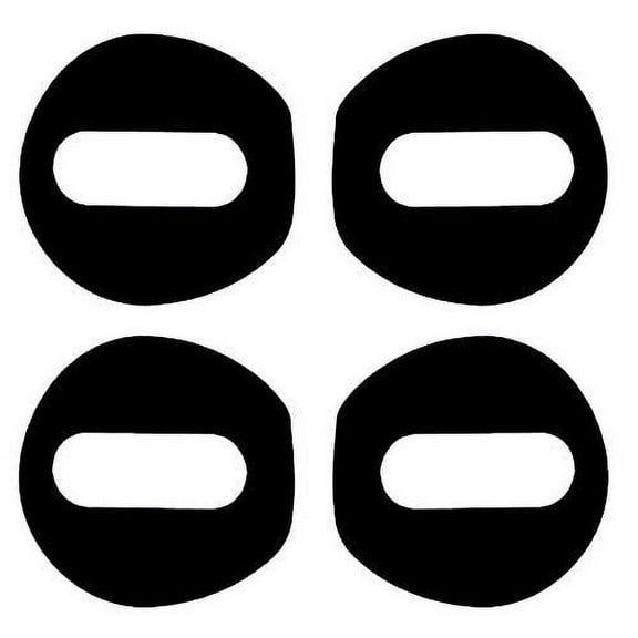 epacks Ear Pads for AirPods Headphones Secure Ear Pad Covers | Case Fit Sport Exercise Accessories for AirPods 1 & 2 or EarPods Earphones Earbuds. Black, 2 Pair