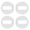 thumbnail image 1 of epacks Ear Pads for AirPods Headphones Secure Ear Pad Covers | Case Fit Sport Exercise Accessories for AirPods 1 & 2 or EarPods Earphones Earbuds. White, 2 Pair, 1 of 1
