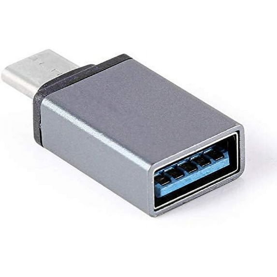 epacks USB Type C to USB 3.0 Mini Adapter Thunderbolt 3 to USB Adapter Aluminum (2 Pack, Space Gray)