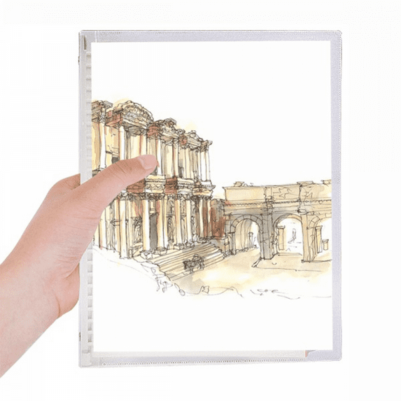 ephesus in izr turkey notebook loose diary refillable journal statiry