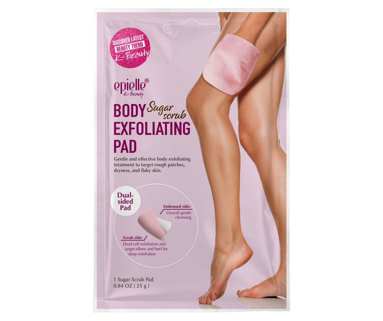 epielle Sugar Scrub Body Exfoliating Pad