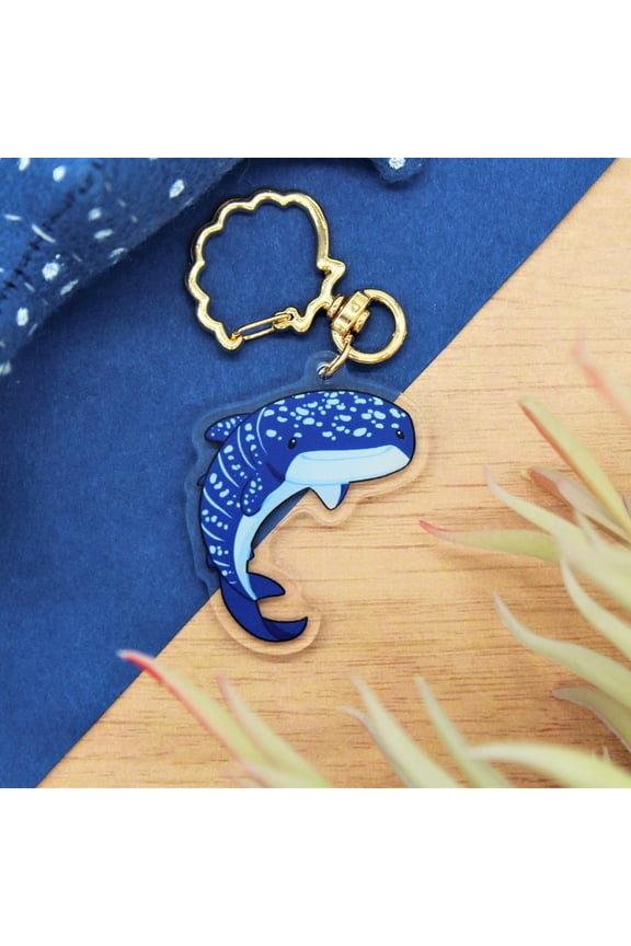 epoxy Acrylic Whale Shark keychain (1 keychain)