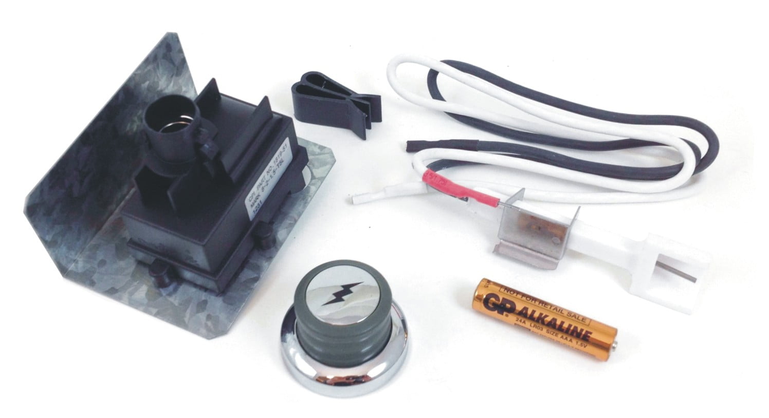 er 67847 Grill Gas Parts Battery Electronic Igniter Kit, Ceramic