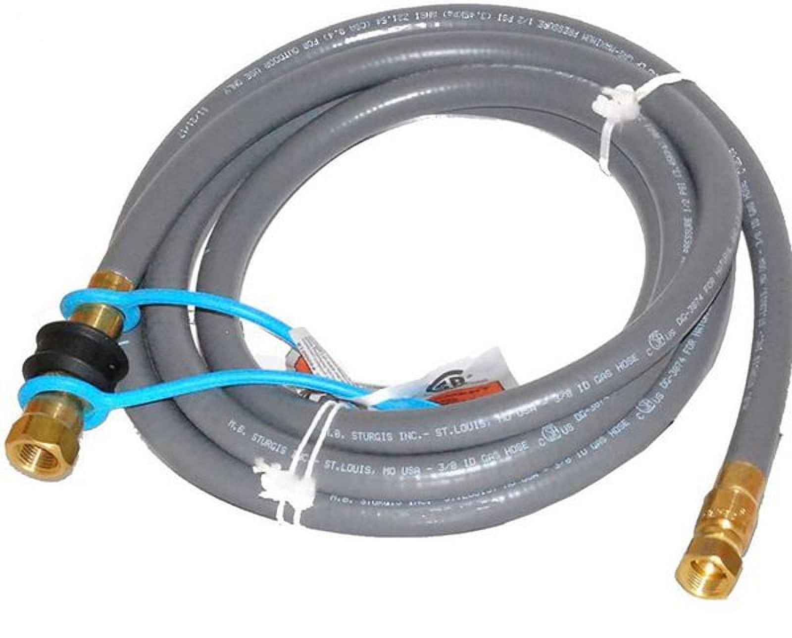 er 99263 10 Foot 3/8 Inch Natural Gas Hose Kit with 3/8 Quick Disconnect Fitting