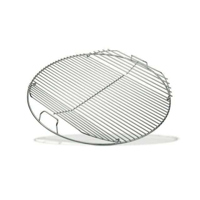 er 22.5'' Grill HeavyDuty Plated Steel Hinged Cooking Grate with FlipUp Side