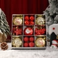 thumbnail image 1 of erdimoy 35‑Pack Christmas Ball Ornaments Set, Assorted Xmas Tree Hanging Baubles for Holiday Home Party Decoration, 1 of 6